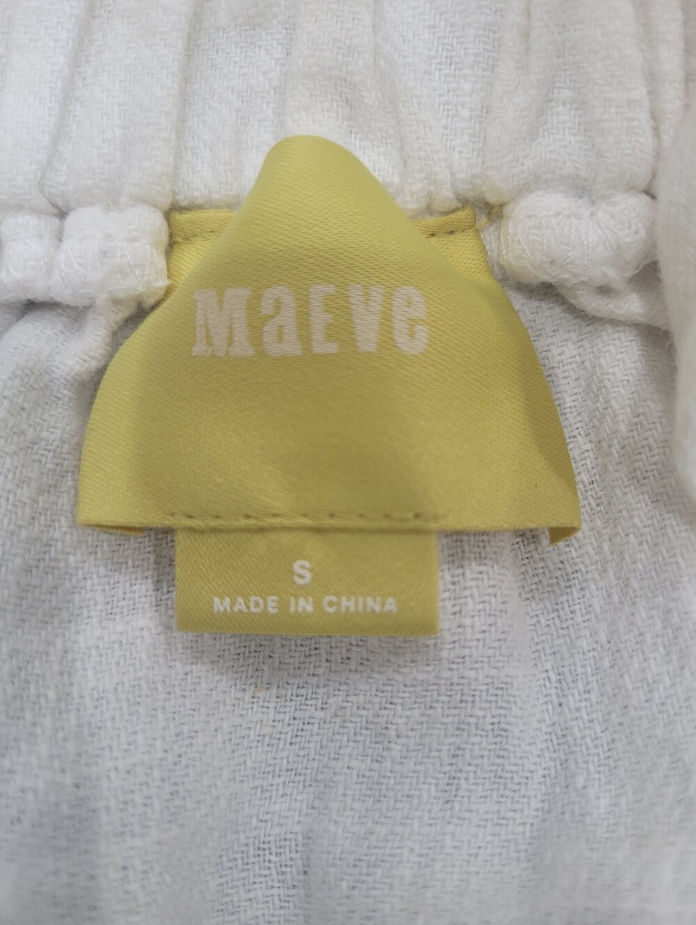 Maeve Women’s  Cream Bow-Front Tank Top - Picture 4 of 5